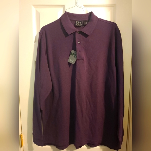 Jos. A. Bank Other - Large Jos. A Banks Long Sleeve Polo, Purple